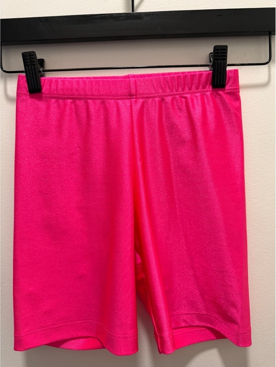 Pants - Los Angeles Apparel Hot Pink Nylon Tricot Spandex Bike or Costume Shorts |  XS